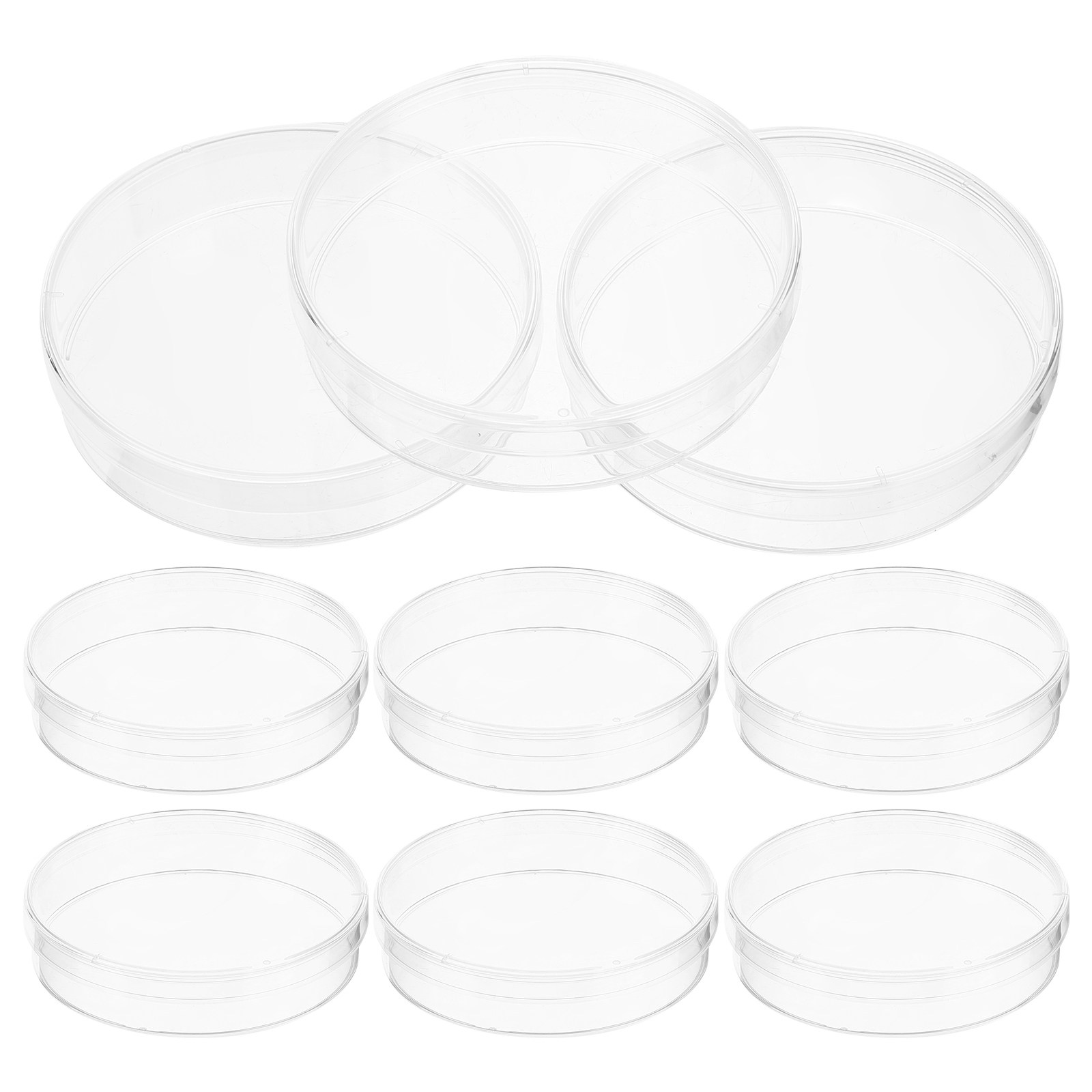 Agar Tissue Culture - 30Pcs Petri Dishes Plastic Clear Lid