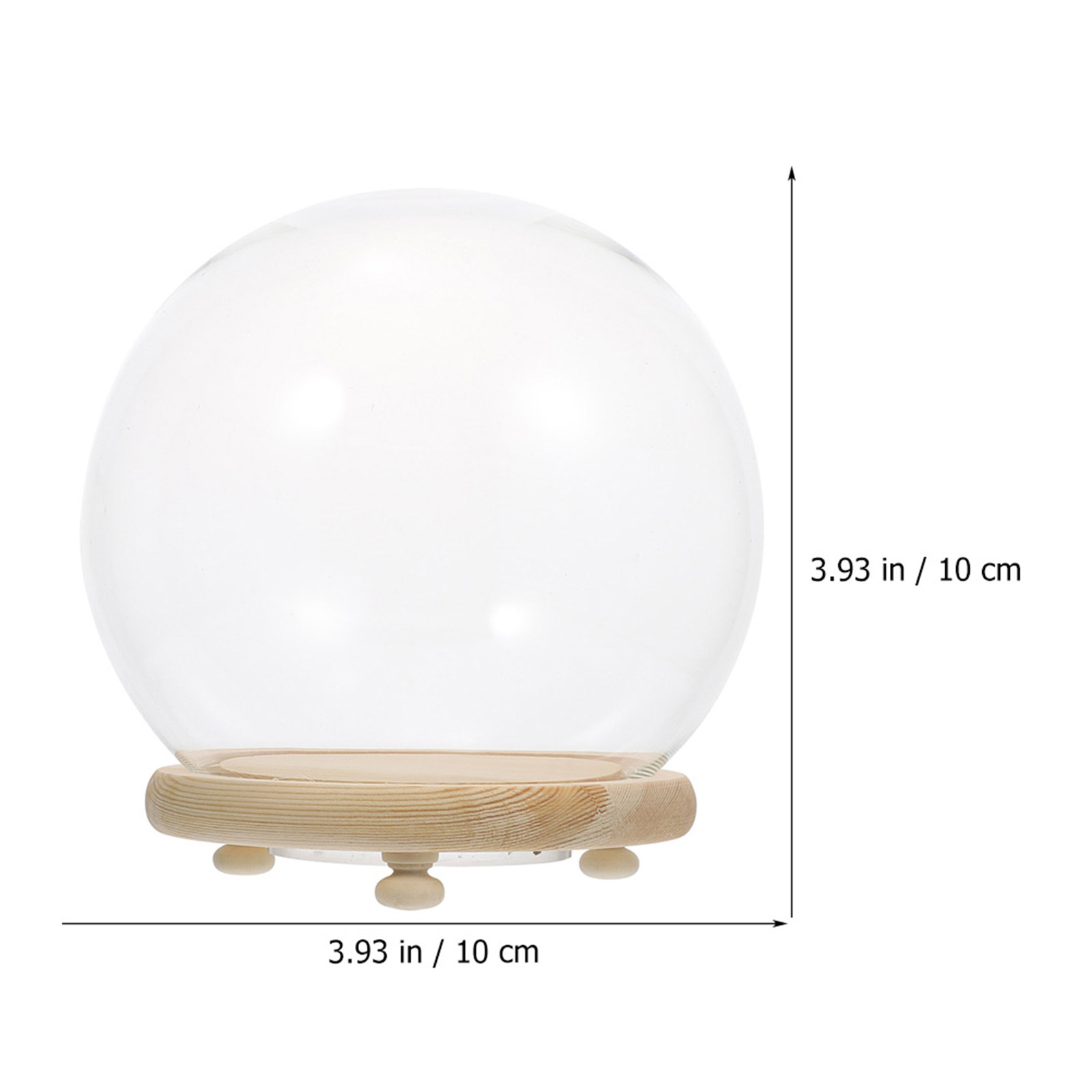 Clear Glass Dome Display Cover - Plastic Dome Clear avis et prix