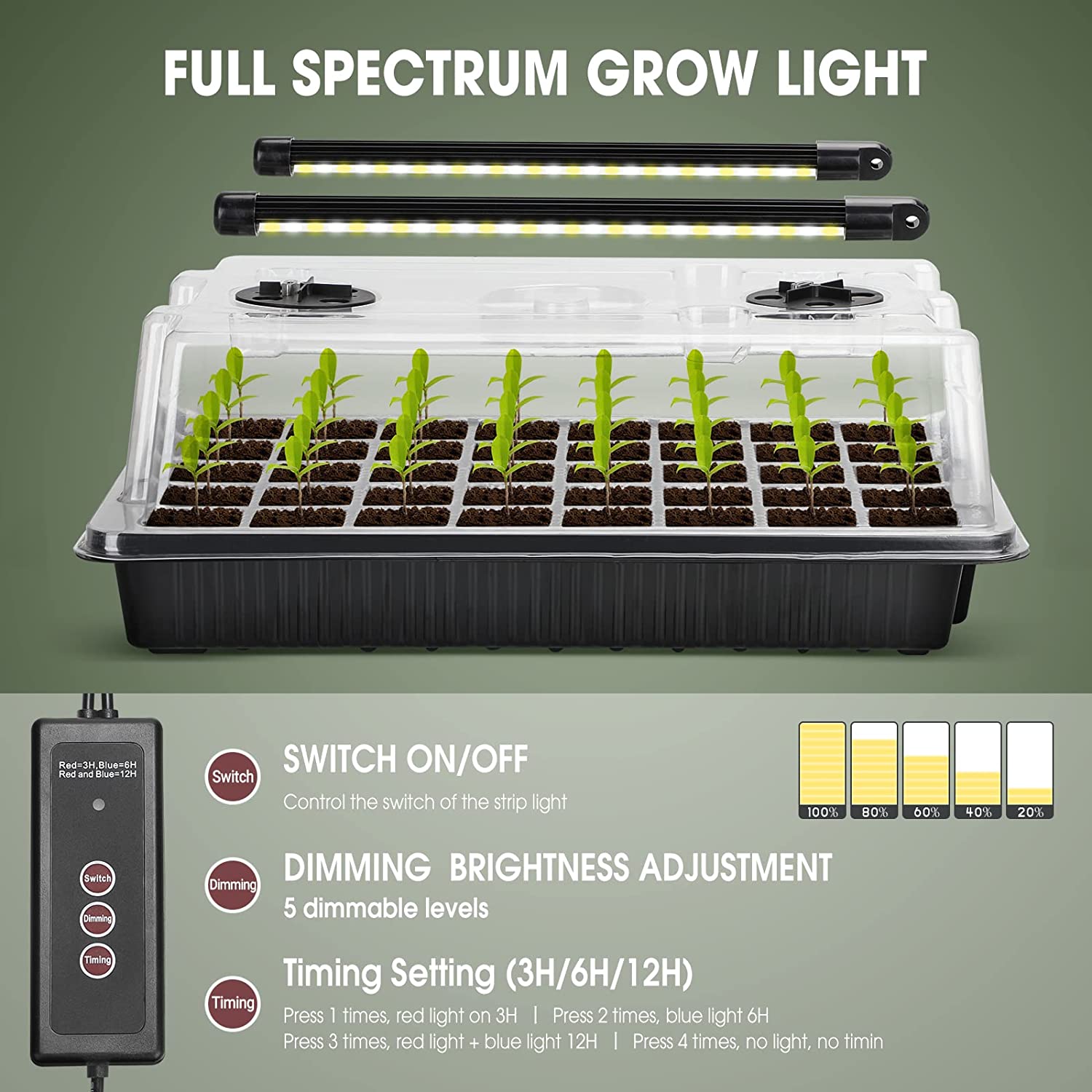 【Best 】1 Set, Seed Starter Tra - Humidity Dome Kit avis et prix