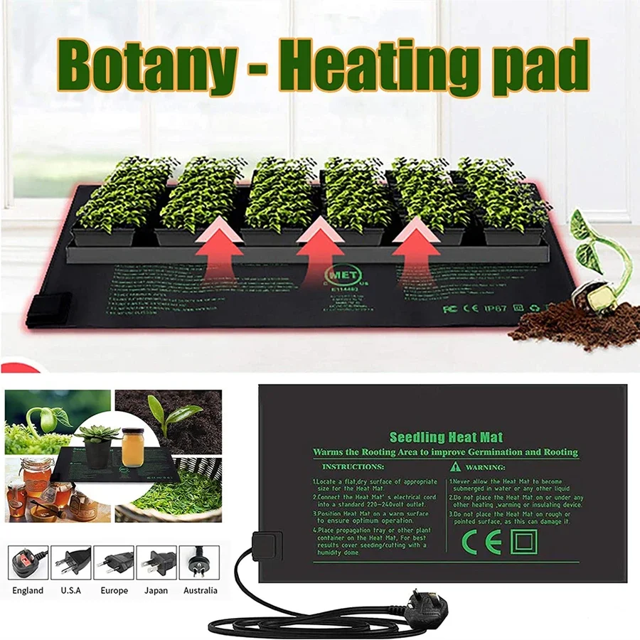 4 Sizes 220V EU Plug Seedling  - Heat Mat Seedling avis et prix