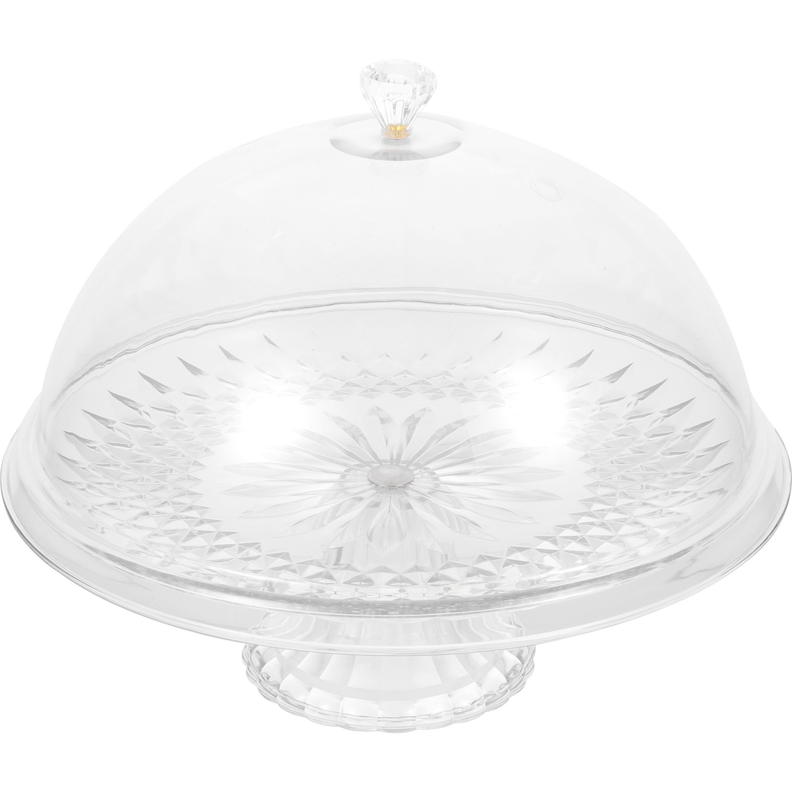 Clear Pet Cake Stand with Dome - Plastic Dome Clear avis et prix