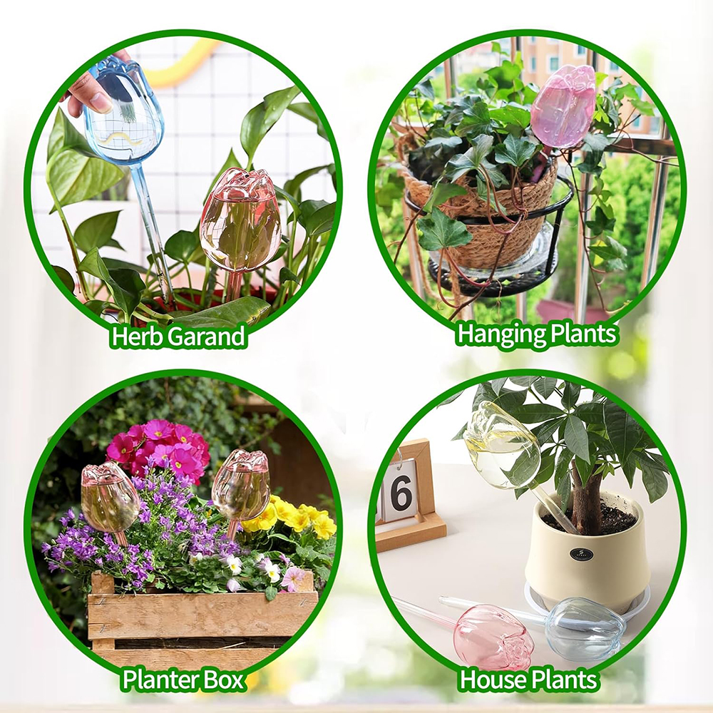 2/4pcs Tulip-Shaped Self-Water - Self Watering Insert avis et prix