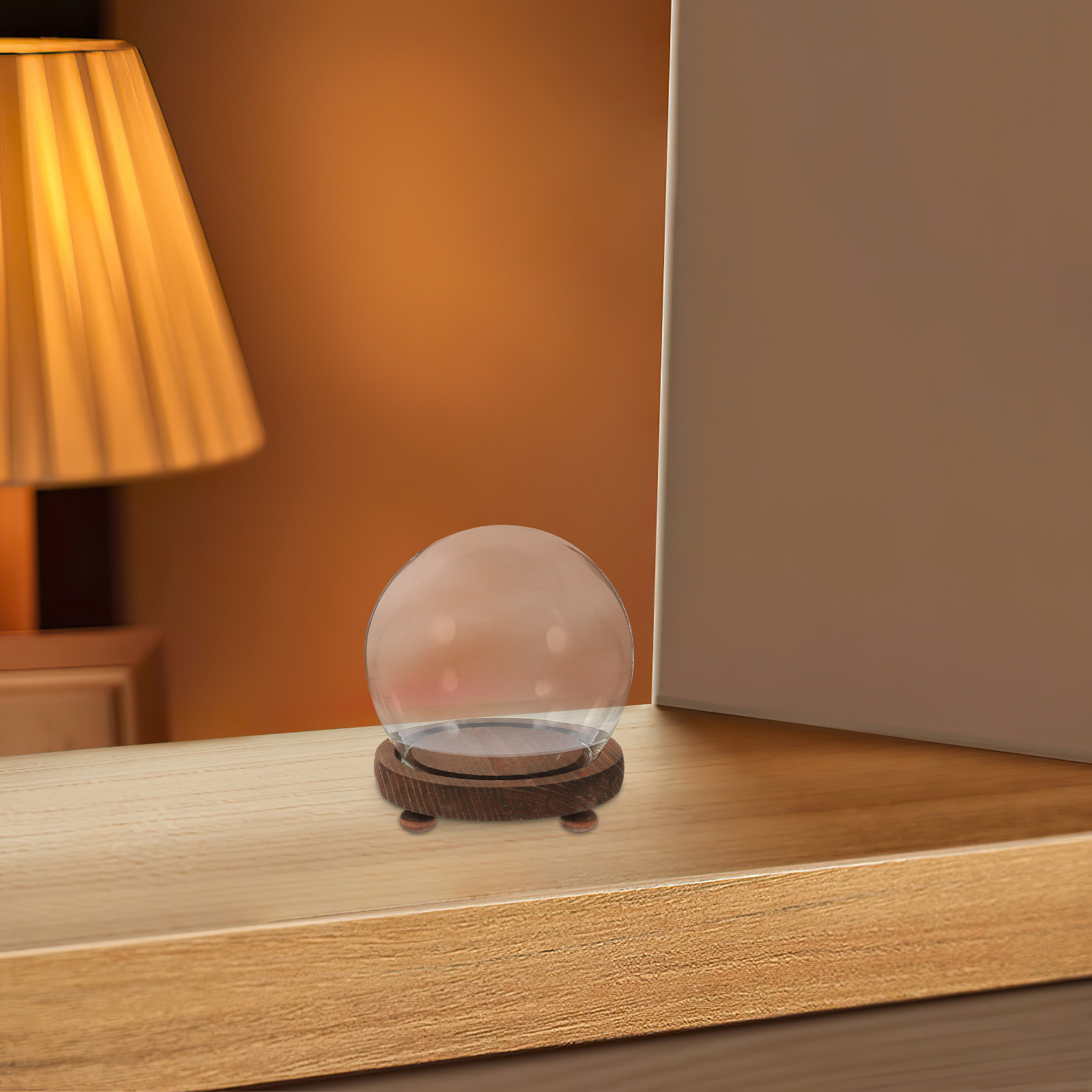 Spherical Glass Cover Ornament - Plastic Dome Clear avis et prix