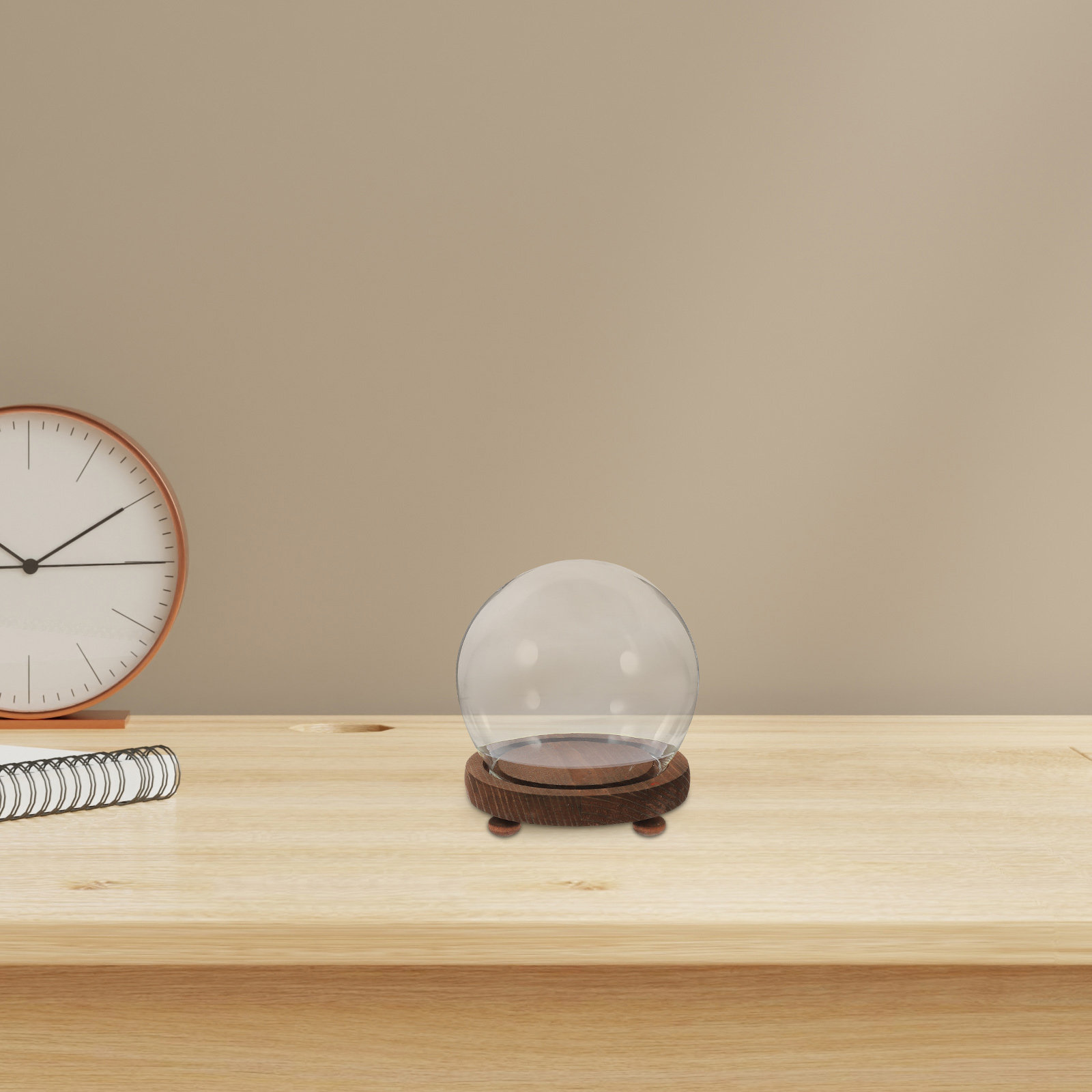 Spherical Glass Cover Ornament - Plastic Dome Clear avis et prix