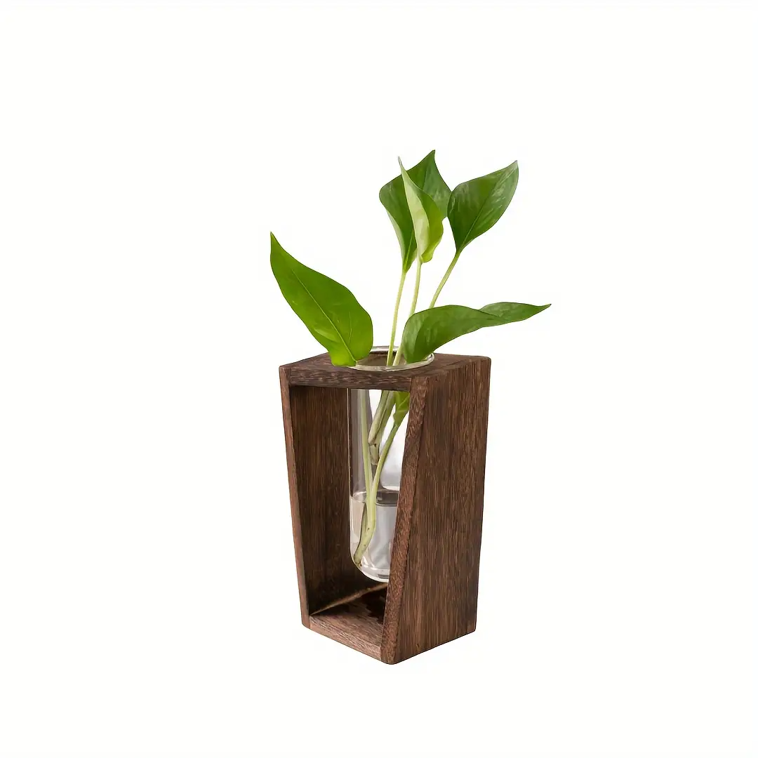 Modern Wood Propagation Vase - - Propagation Station Vase avis et prix