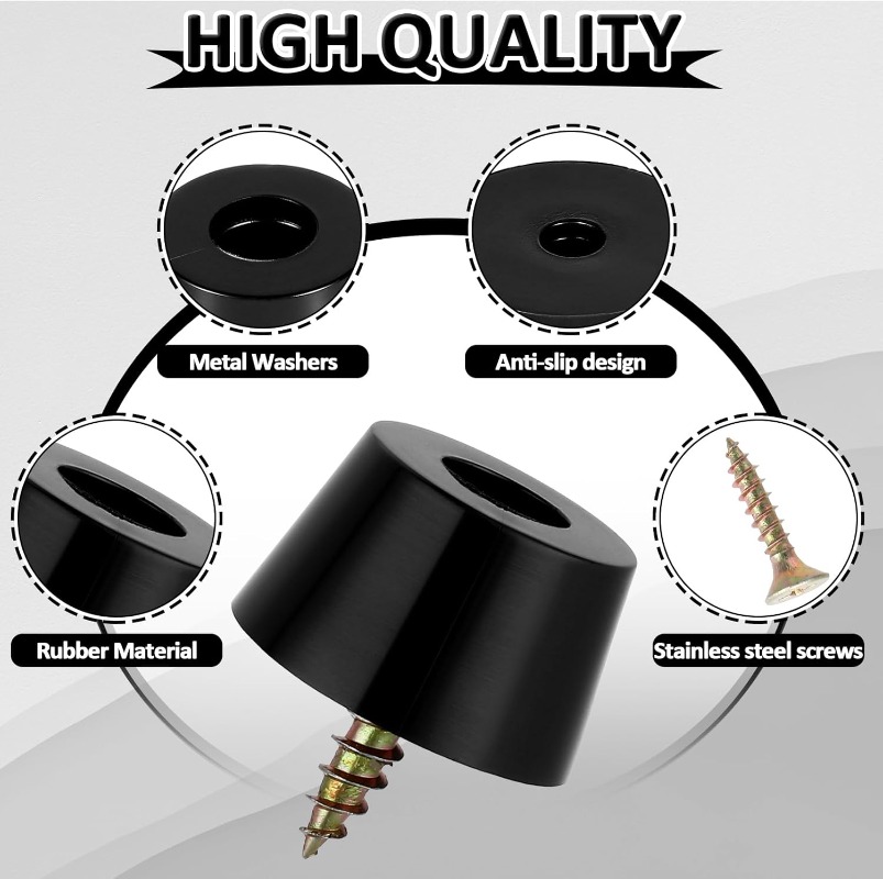 80/8pcs Rubber Pads Floor Prot - Cutting Board Foam avis et prix