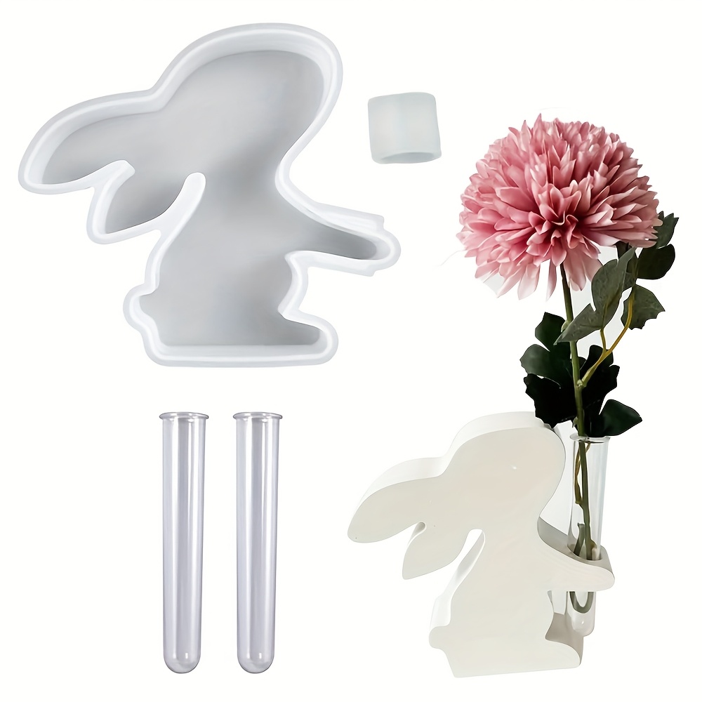 4pcs/set Easter Bunny Silicone - Propagation Station Vase avis et prix