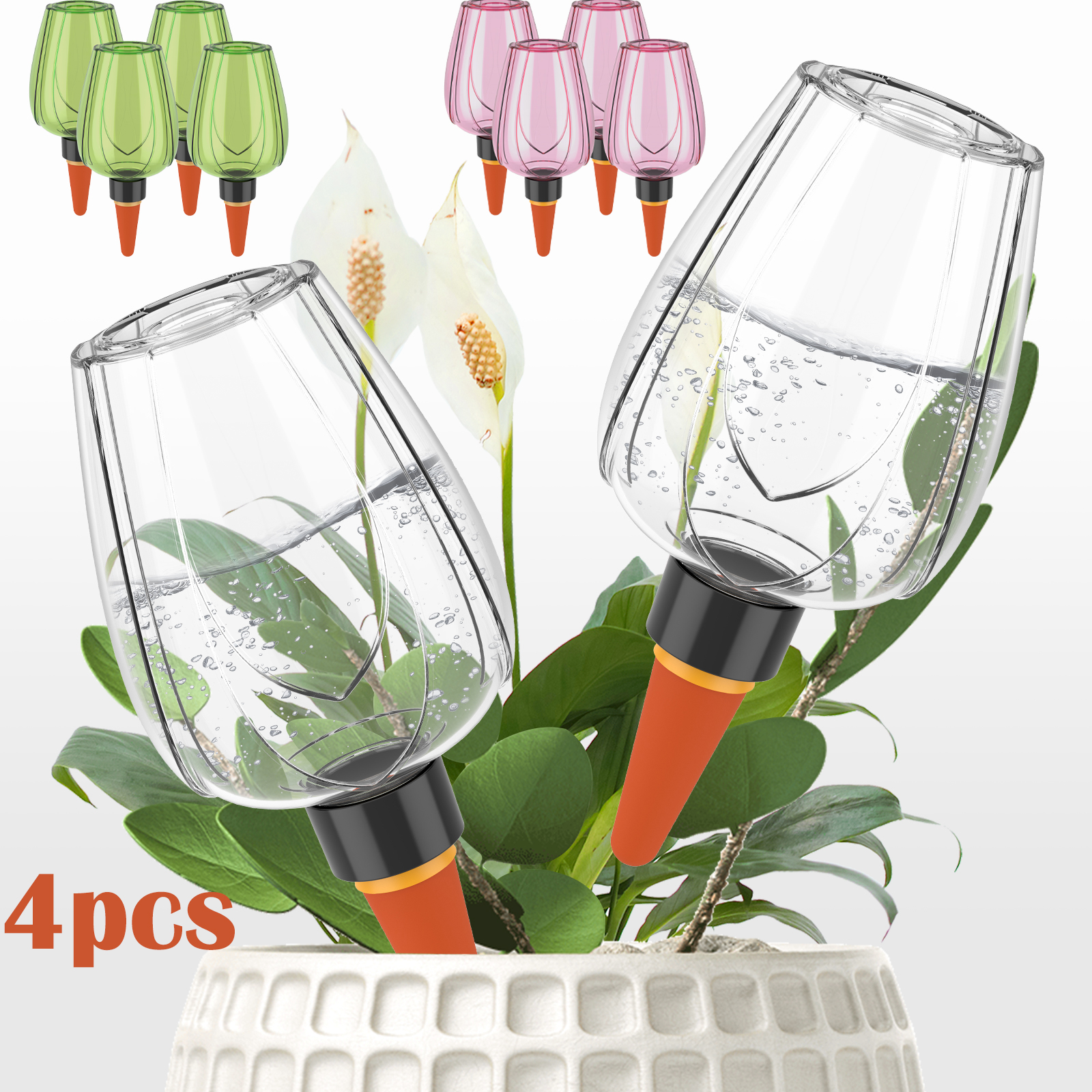 4Pcs Plant Watering Balls 350M - Self Watering Insert avis et prix