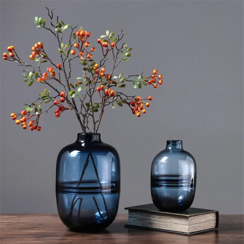 Minimalist Blue Black Glass Va - Propagation Station Vase avis et prix