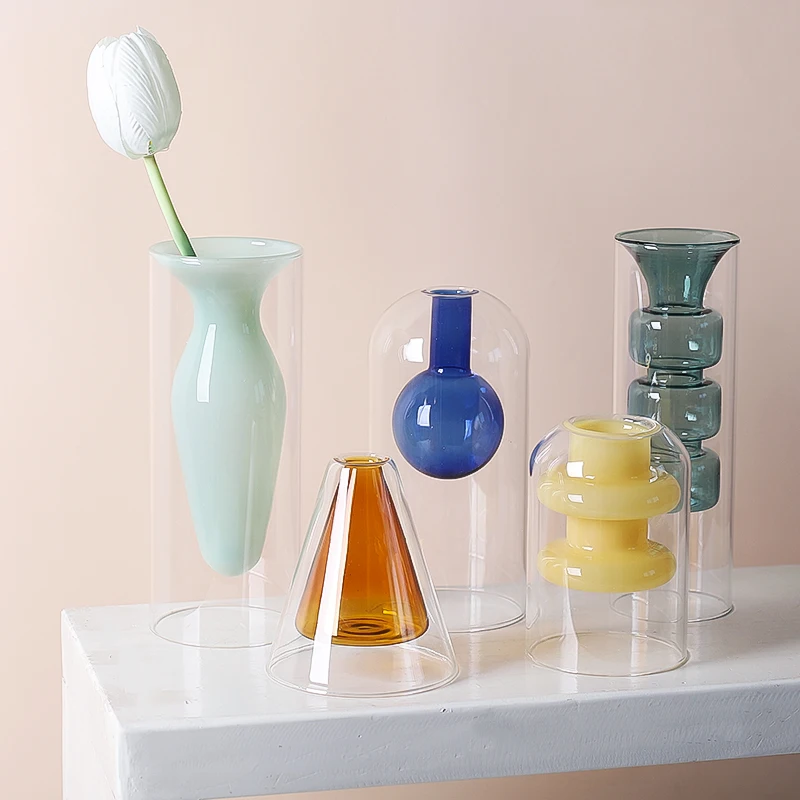 Decorative Double Wall Borosil - Propagation Station Vase avis et prix