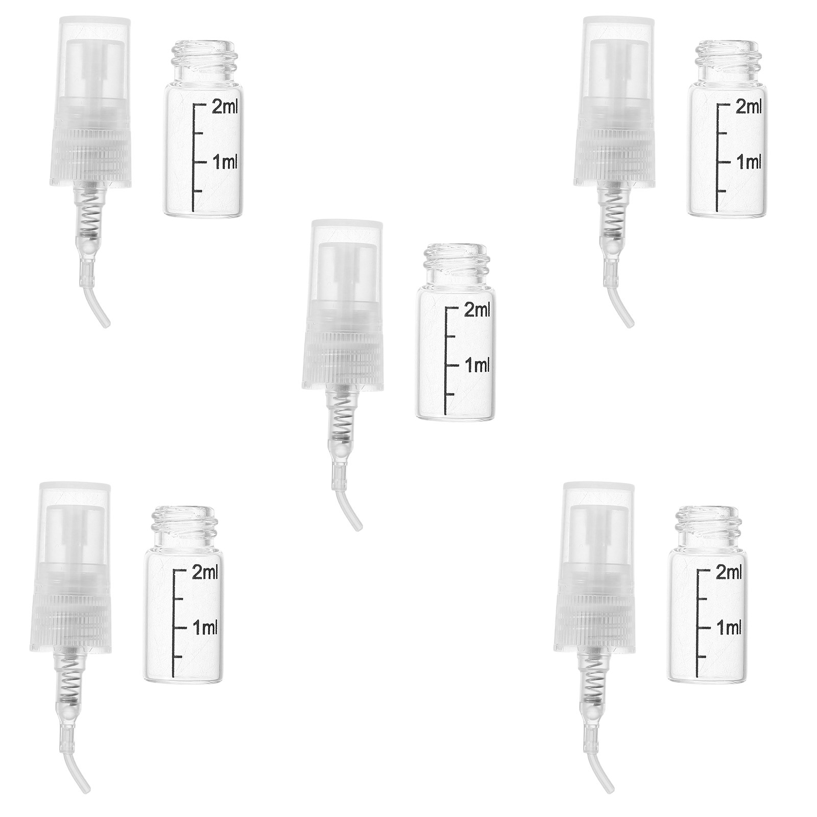 5Pcs Portable Spray Bottle Set - Misting Bottle Fine avis et prix