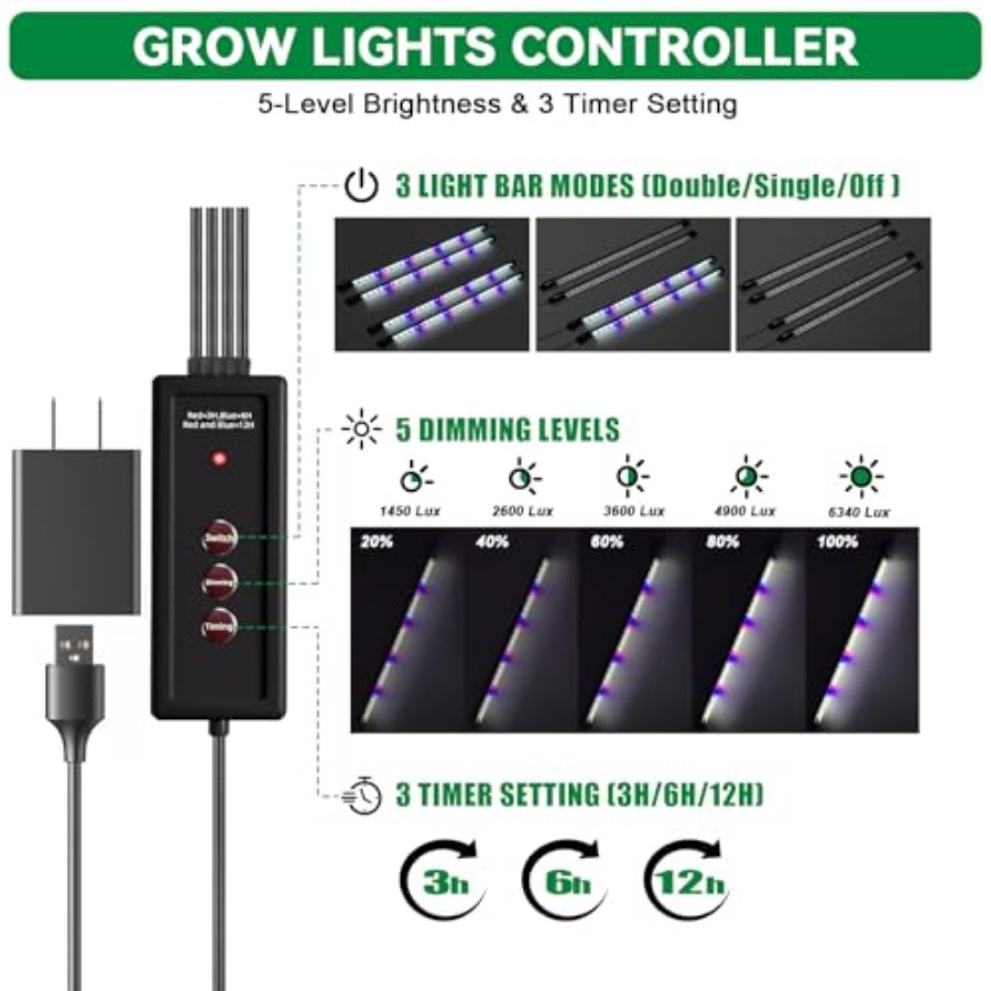Seed Starter Tray with Grow Li - Humidity Dome Kit avis et prix