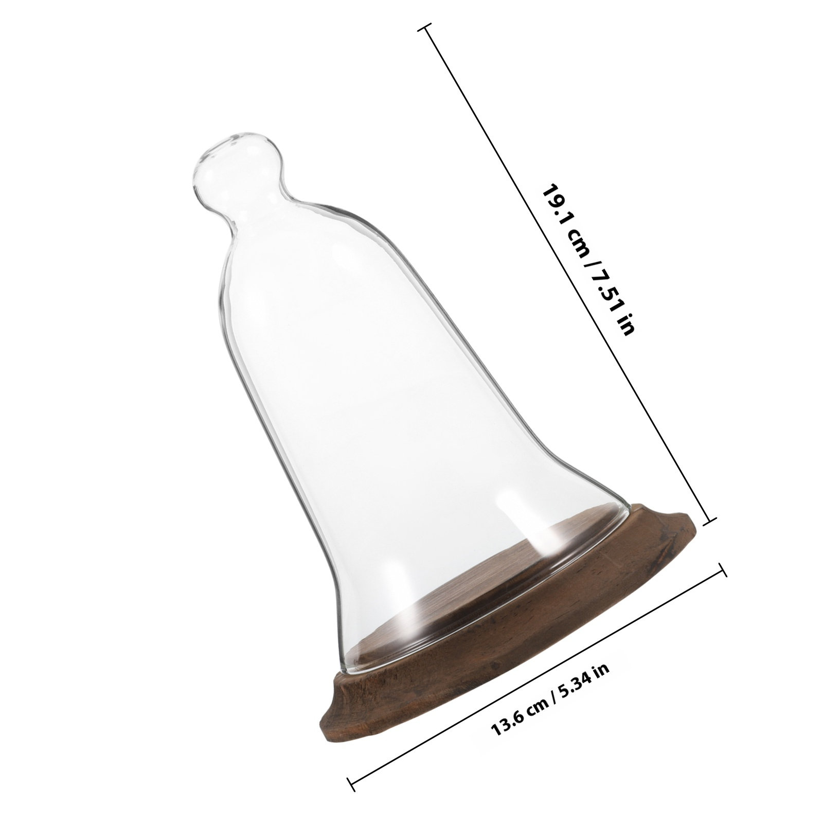 High Borosilicate Glass Cloche - Plastic Dome Clear avis et prix