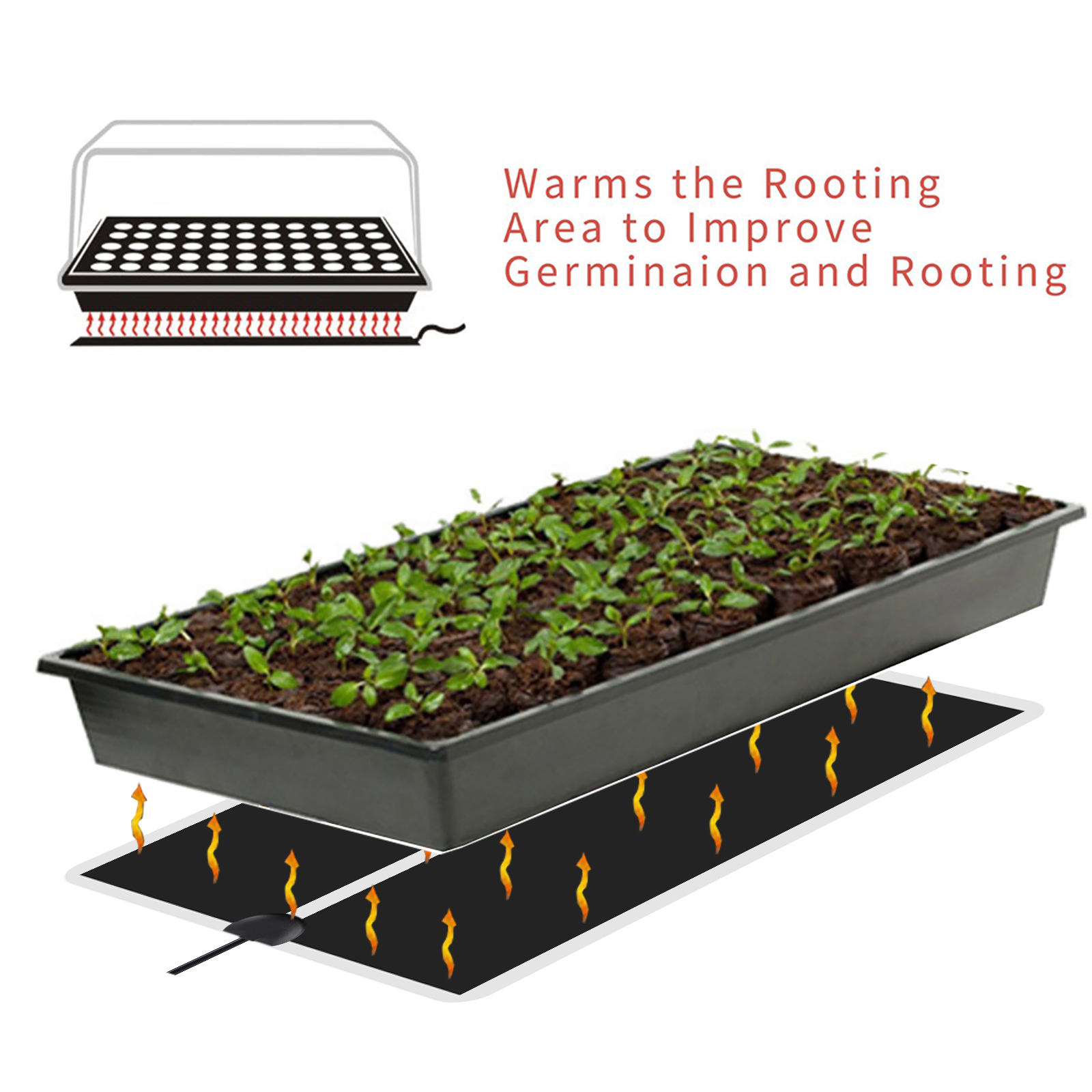 5~45W Seedling Heat Mat 220V~2 - Heat Mat Seedling avis et prix