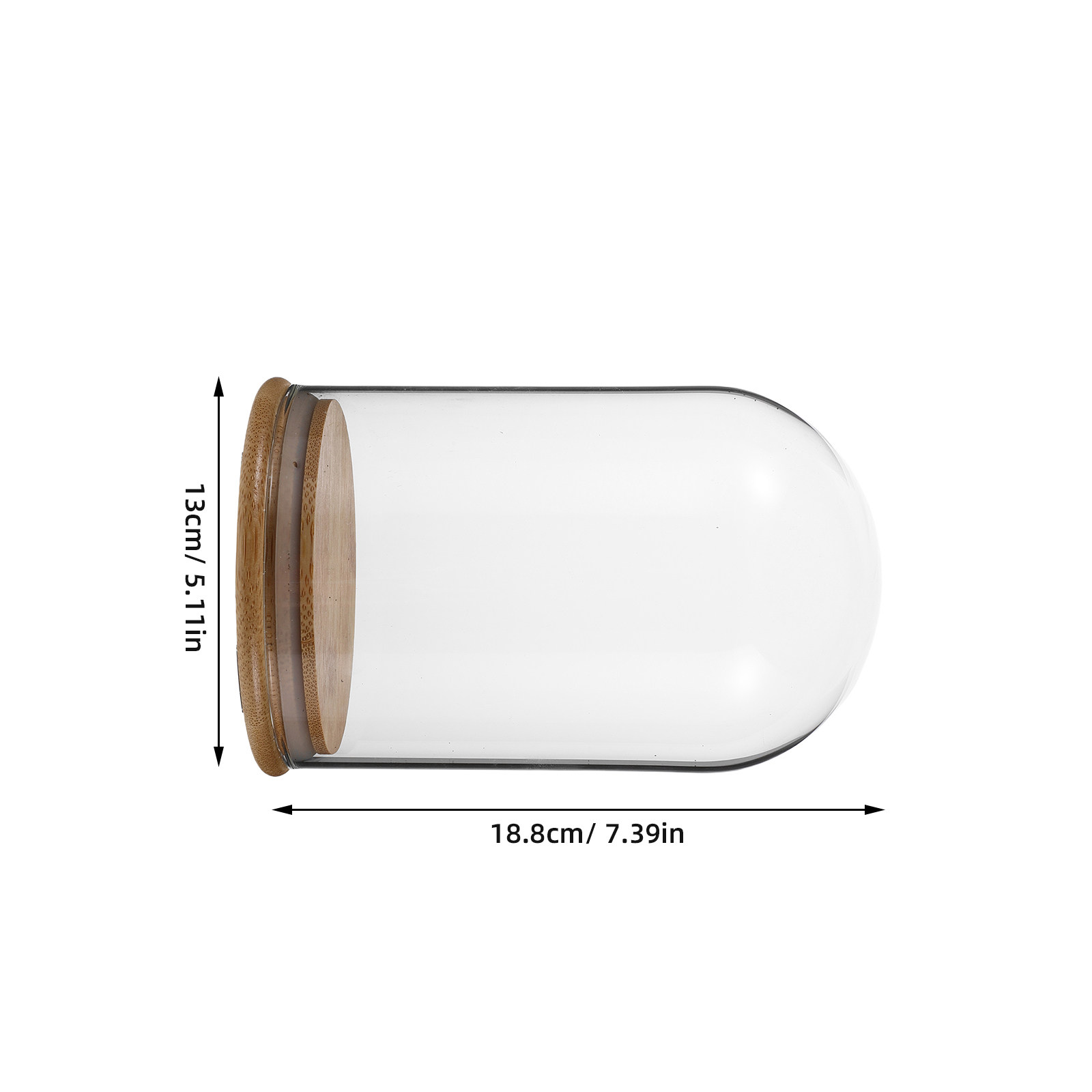 Glass Cloche Display Dome Bell - Plastic Dome Clear avis et prix