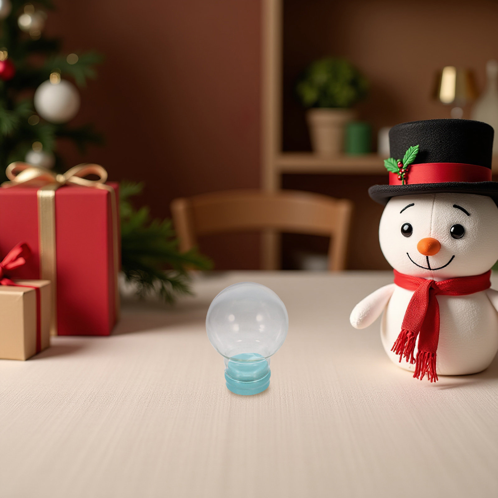 3Pcs Empty Snow Globe Glass Do - Plastic Dome Clear avis et prix