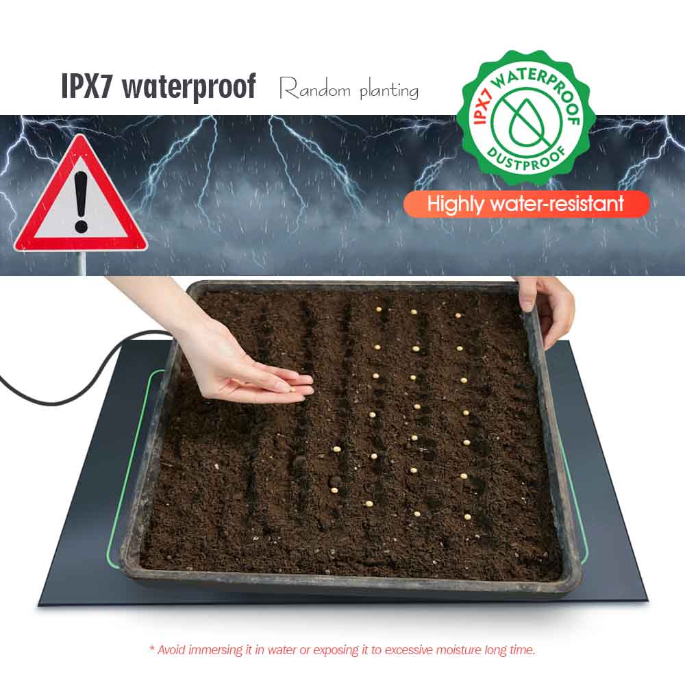 9-100W PVC Plants Heating Pad  - Heat Mat Seedling avis et prix