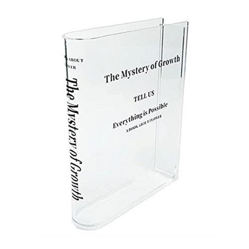 Clear Book Vase Aesthetic Acry - Propagation Station Vase avis et prix