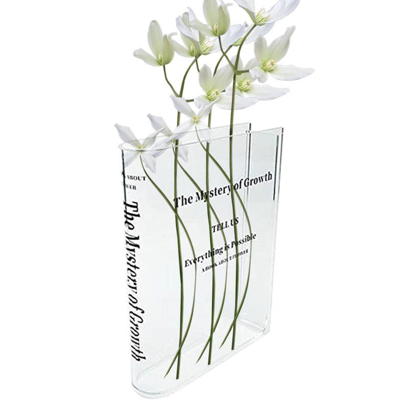 Clear Book Vase Aesthetic Acry - Propagation Station Vase avis et prix