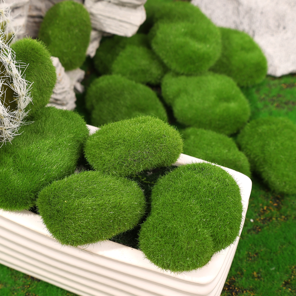 Artificial Green Moss Stones f - Sphagnum Moss Dry avis et prix
