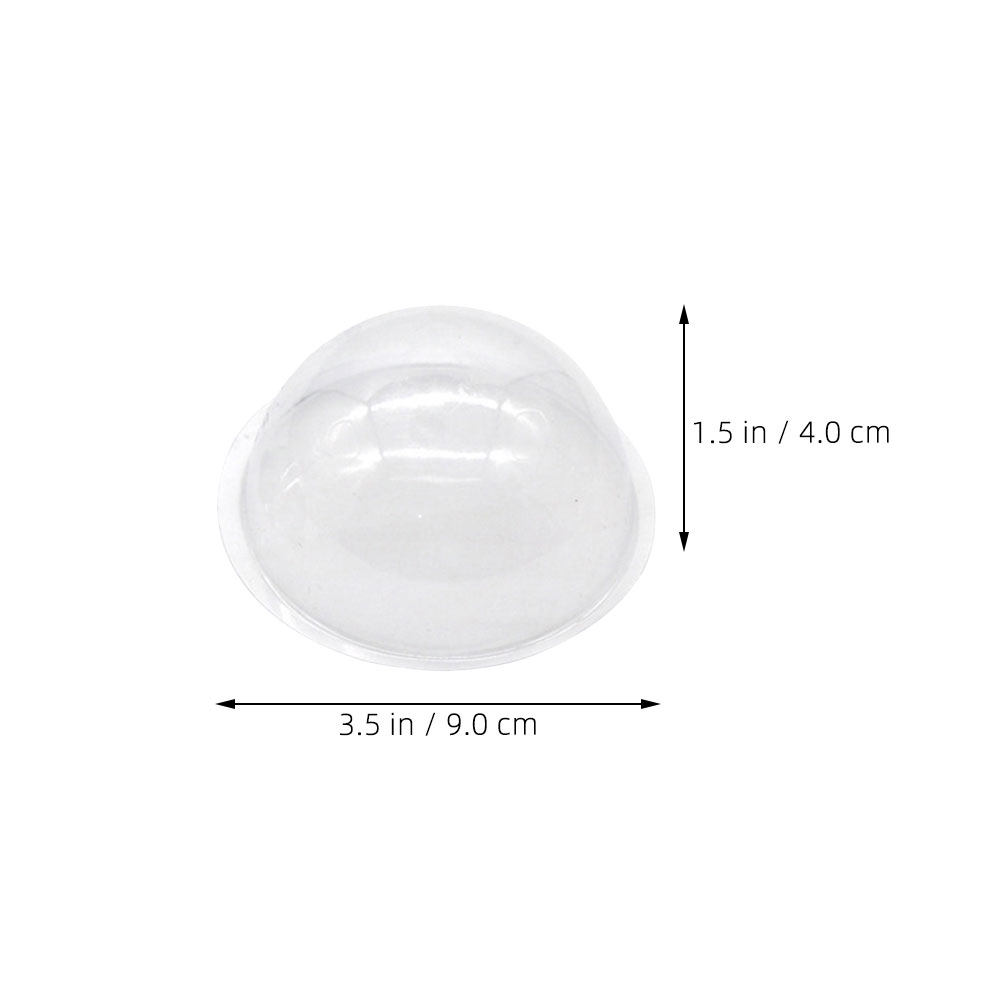 30Pcs Fillable Clear Plastic D - Plastic Dome Clear avis et prix