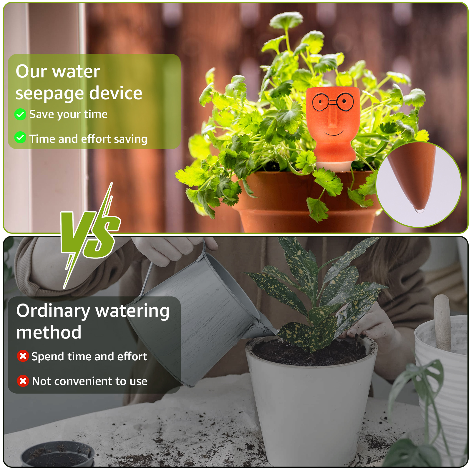 4Pcs Self-Watering Spikes Dive - Self Watering Insert avis et prix