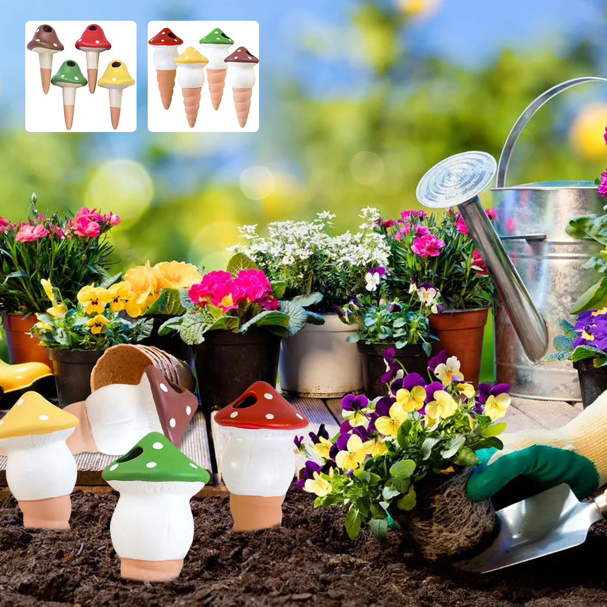4Pcs Self-Watering Spikes Dive - Self Watering Insert avis et prix