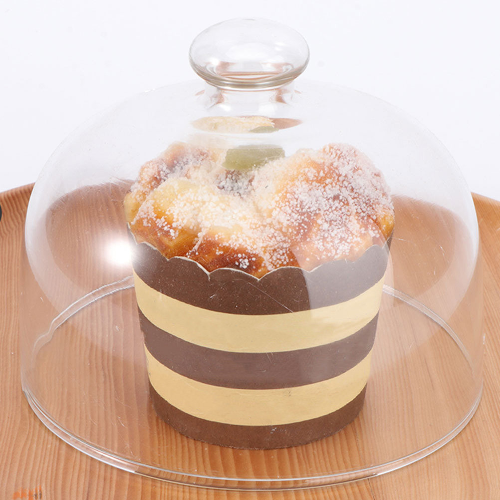 2Pcs Transparent Glass Cake Do - Plastic Dome Clear avis et prix