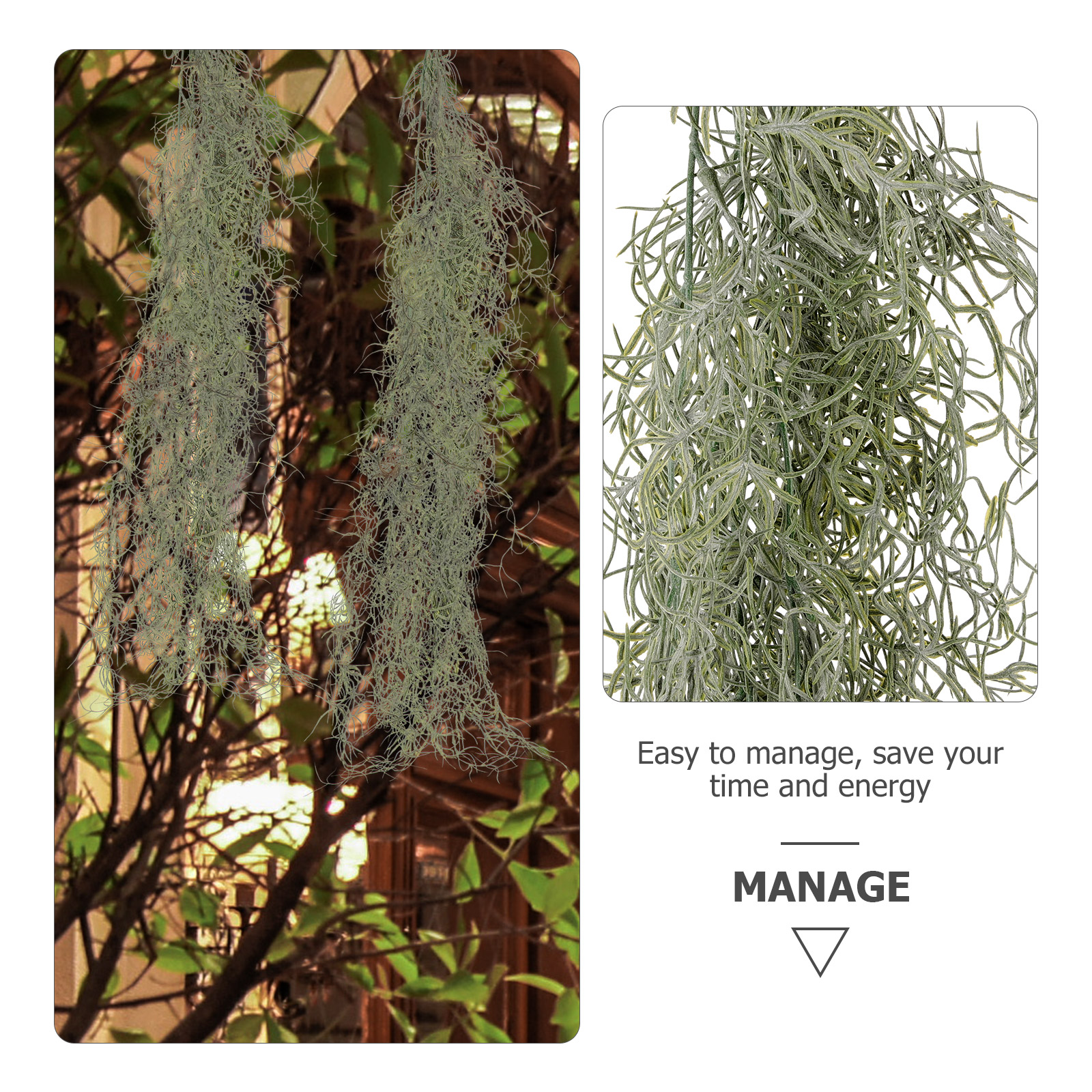 Hanging Decor Artificial Dried - Sphagnum Moss Dry avis et prix