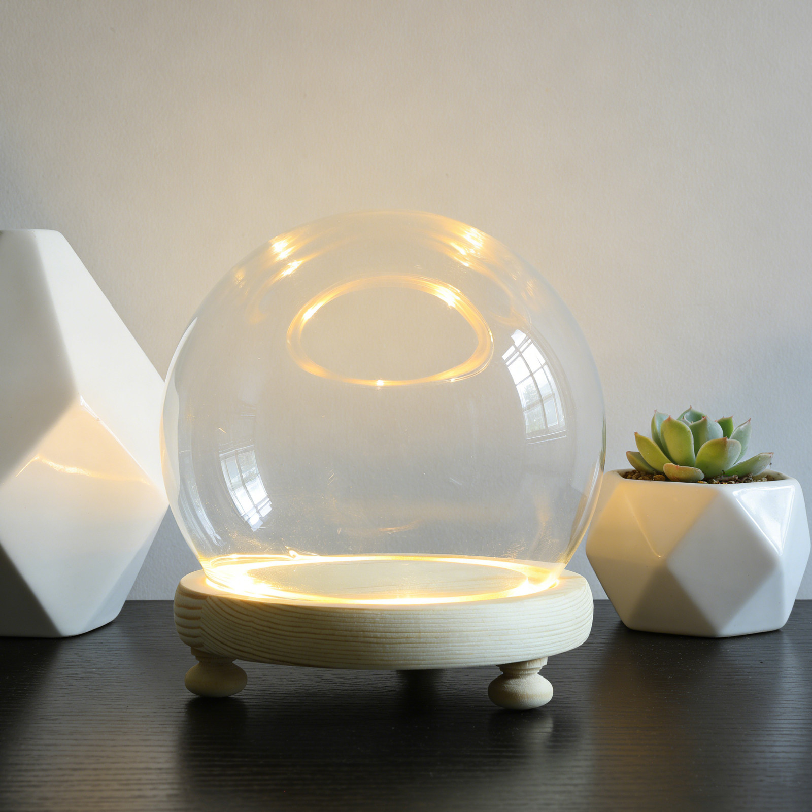 Dried Flower Glass Dome Displa - Plastic Dome Clear avis et prix