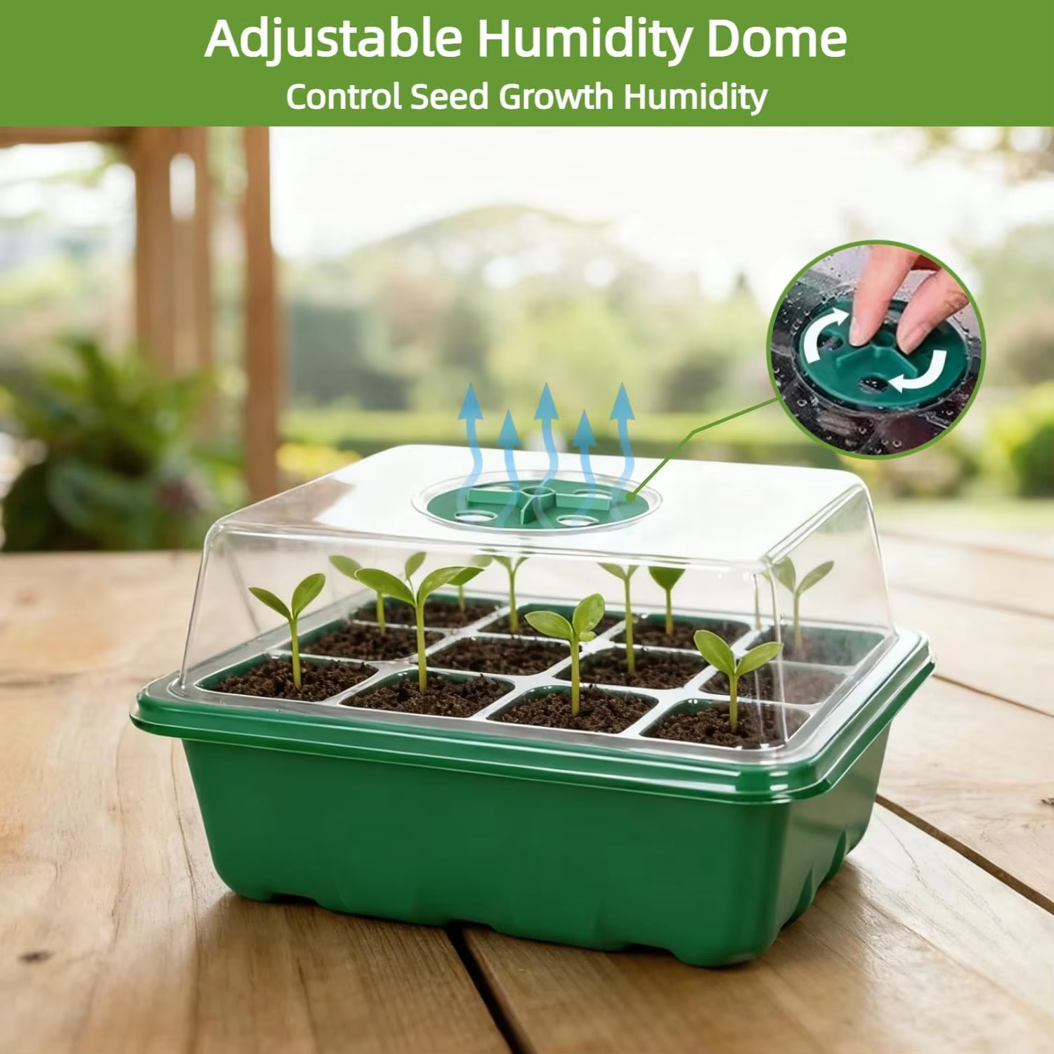3Pcs Seed Starter Tray Mini Gr - Humidity Dome Kit avis et prix