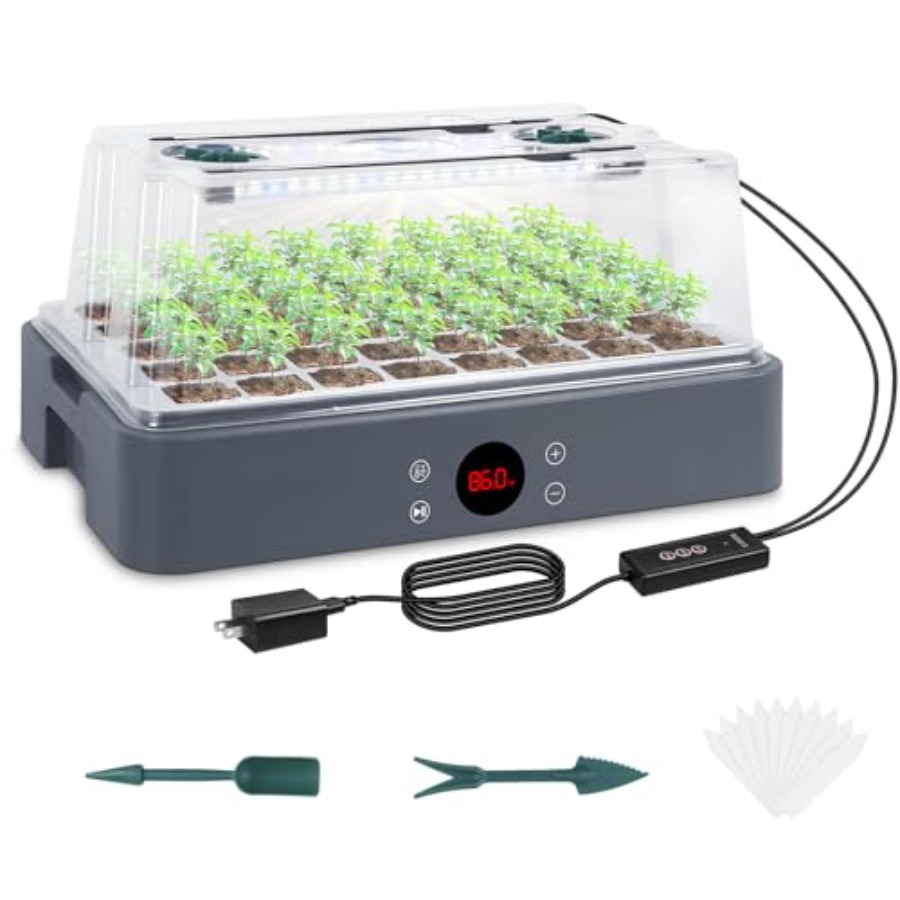 Seed Starter Tray with Grow Li - Humidity Dome Kit avis et prix