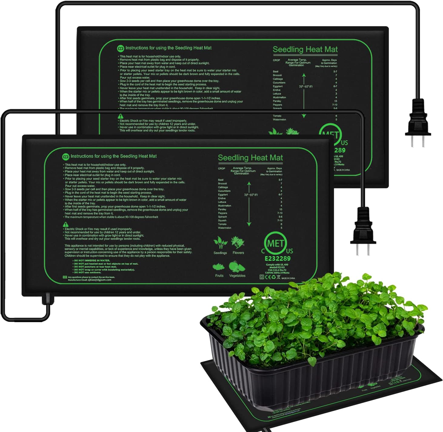 10/25/50CM Seedling Heat Mat I - Heat Mat Seedling avis et prix