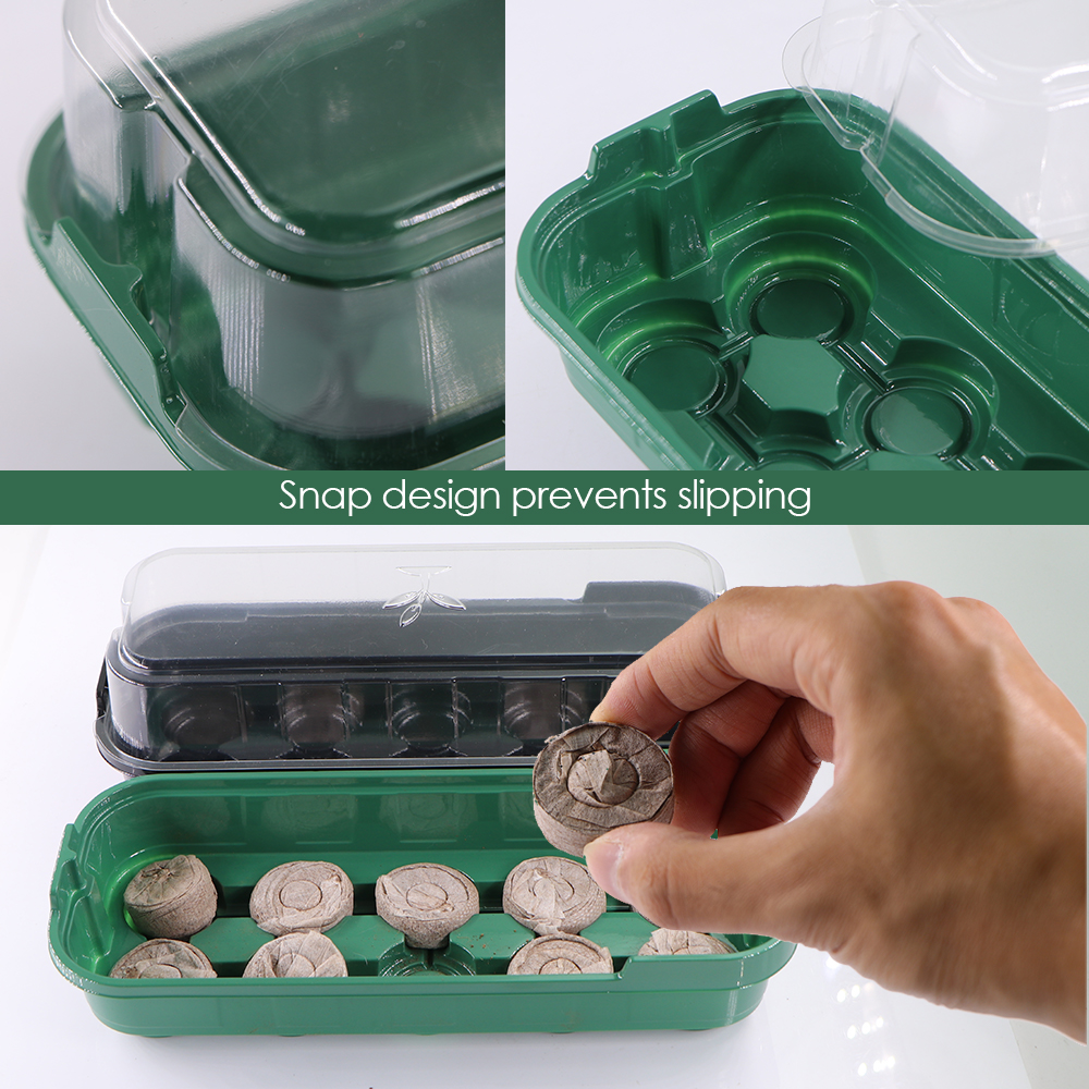 10 Cells Seedling Trays Germin - Peat Pellet Tray avis et prix