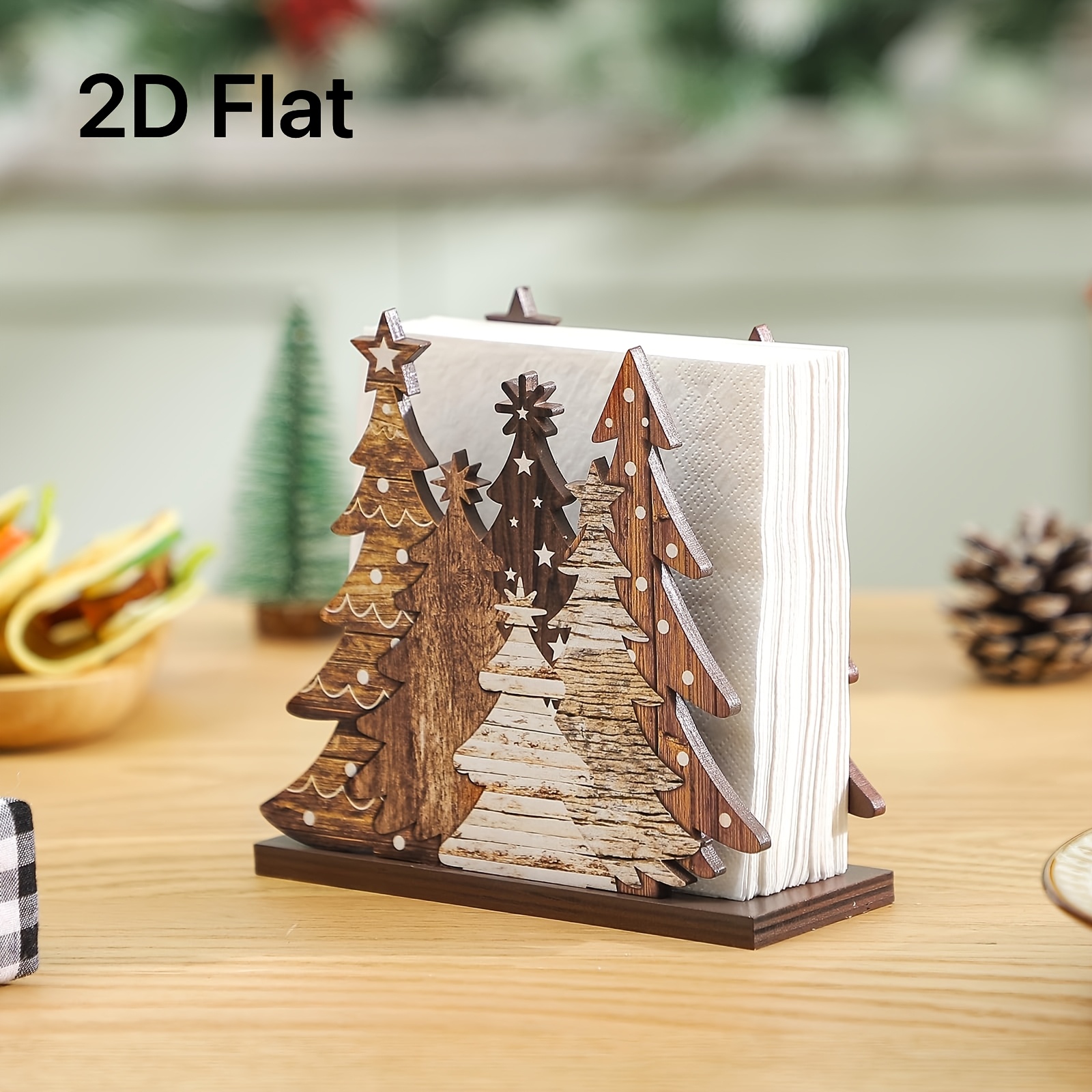 1pc 2D Flat Christmas Tree Tis - Agar Tissue Culture avis et prix