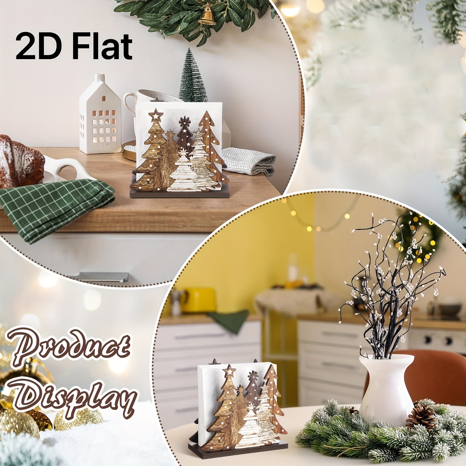 1pc 2D Flat Christmas Tree Tis - Agar Tissue Culture avis et prix